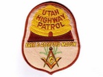 Utah State Highway Patrol Masonic Police Patch Mason