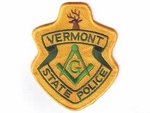Vermont Highway Patrol State Police Masonic Patch